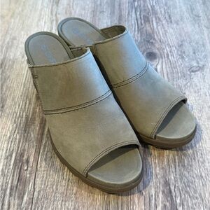 Sorel Women's Peep-Toe Mules - Olive